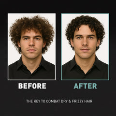 CRVFT cheveux: appliquer l'huile capillaire pour nourrir et lisser les cheveux masculins.