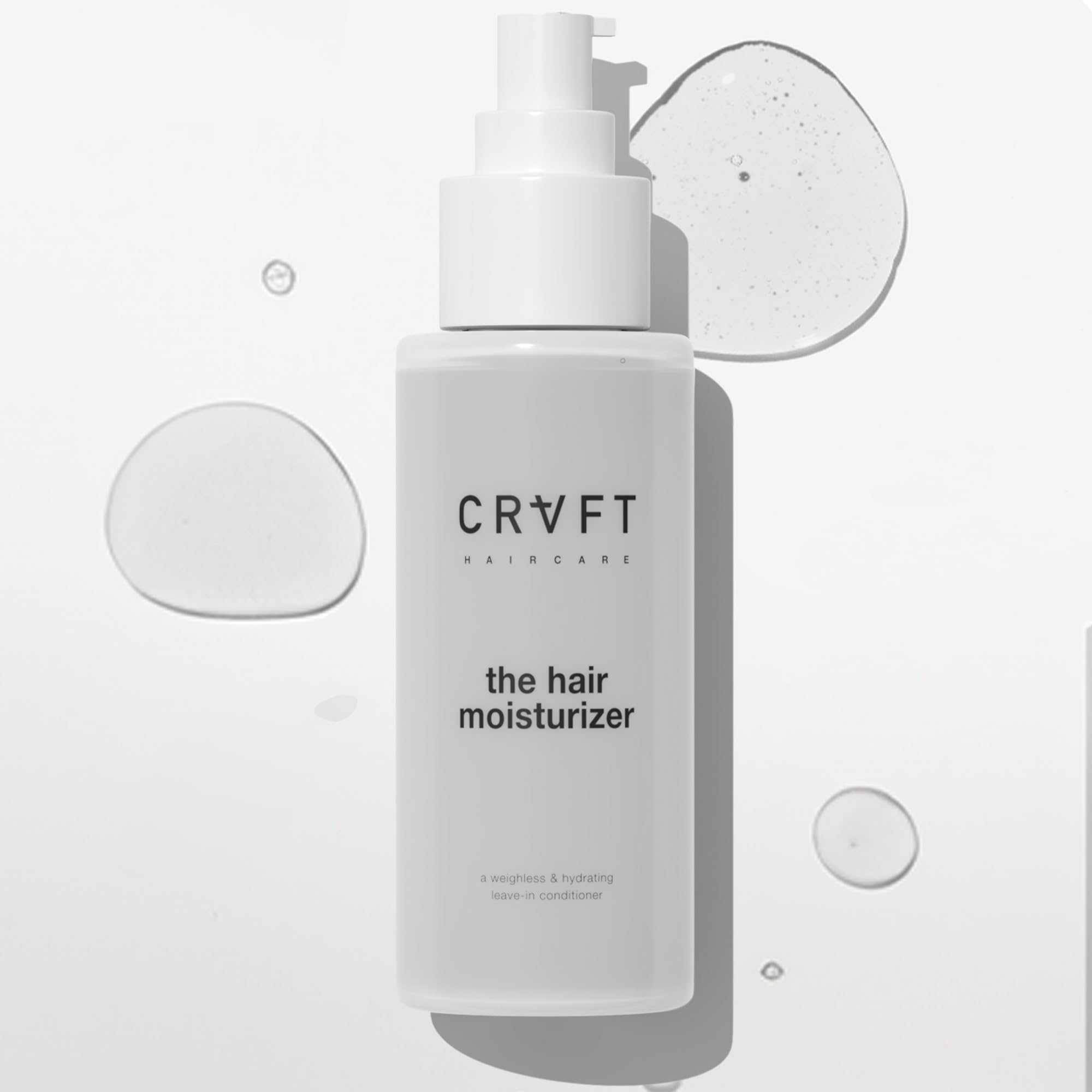 CRVFT Hair Craft Co: bouteille soin sans rinage prête à hydrater immédiatement.