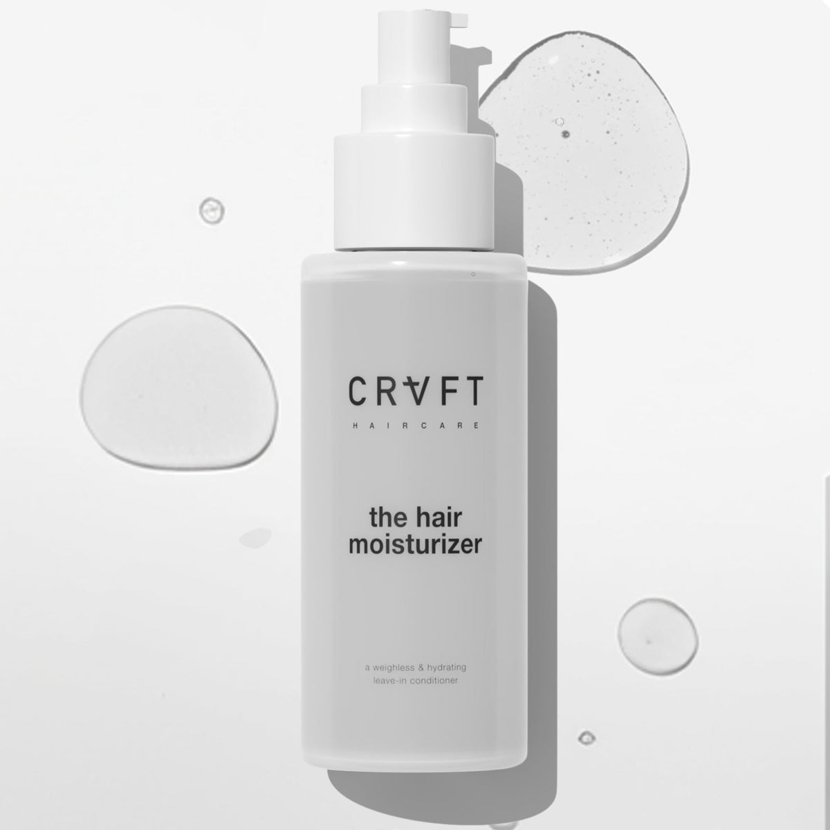 CRVFT Hair Craft Co: bouteille soin sans rinage prête à hydrater immédiatement.