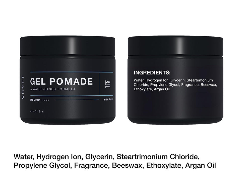 Hair Craft Co. CRVFT Gel Pomade: adaptée à tous types de cheveux, sans effort.