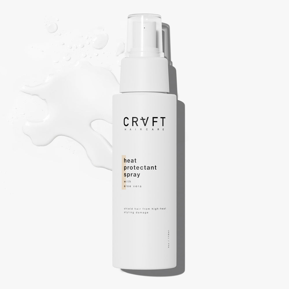 CRVFT Hair Craft Co: aérosol protecteur thermique dans une bouteille de 4oz prête à l’emploi.