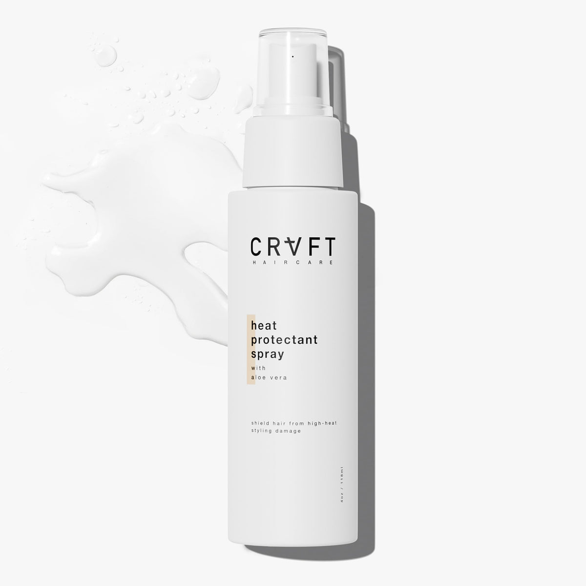 CRVFT Hair Craft Co: aérosol protecteur thermique dans une bouteille de 4oz prête à l’emploi.