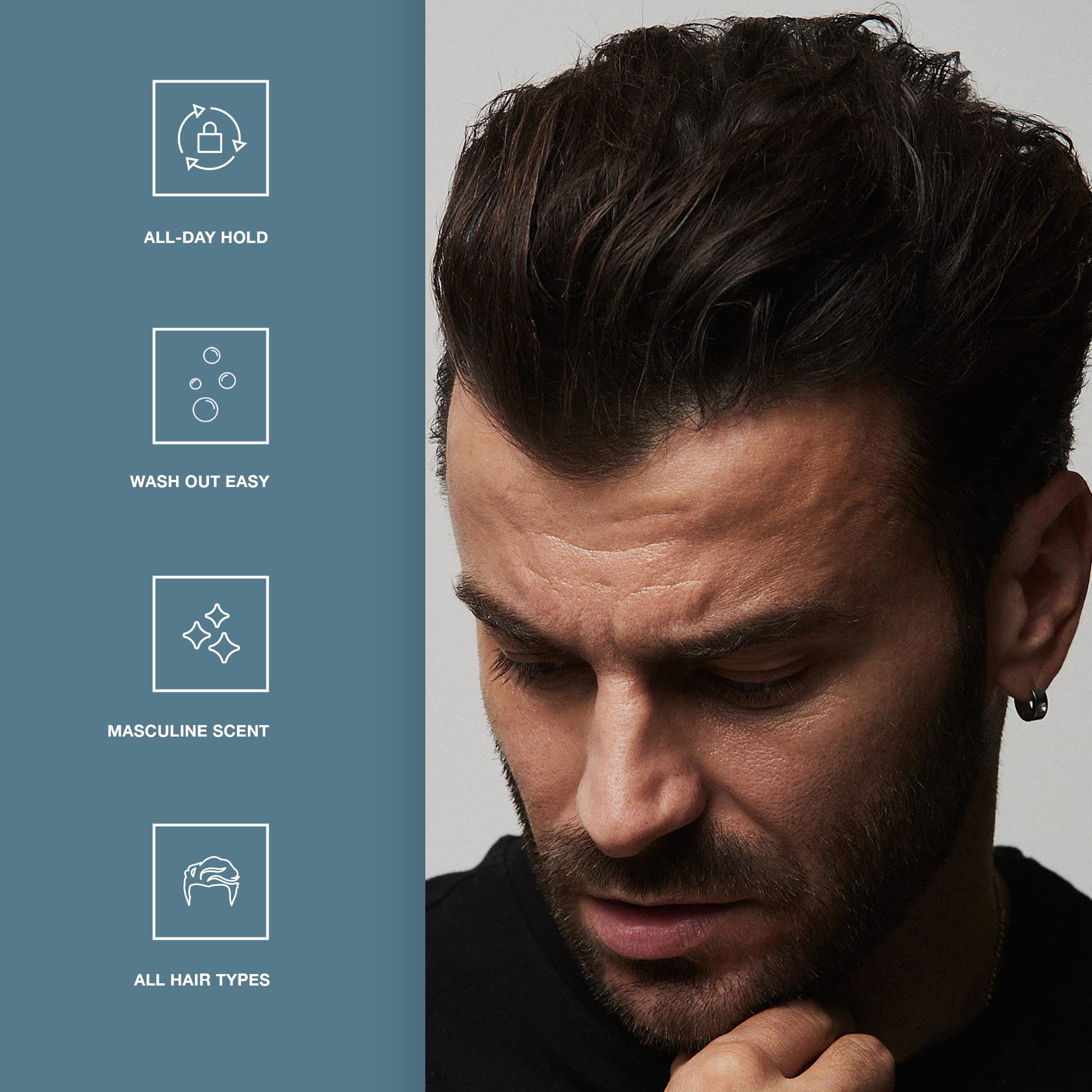 Hair Craft Co. CRVFT Pomade, parfum-aqua-musc, parfum frais et discret.
