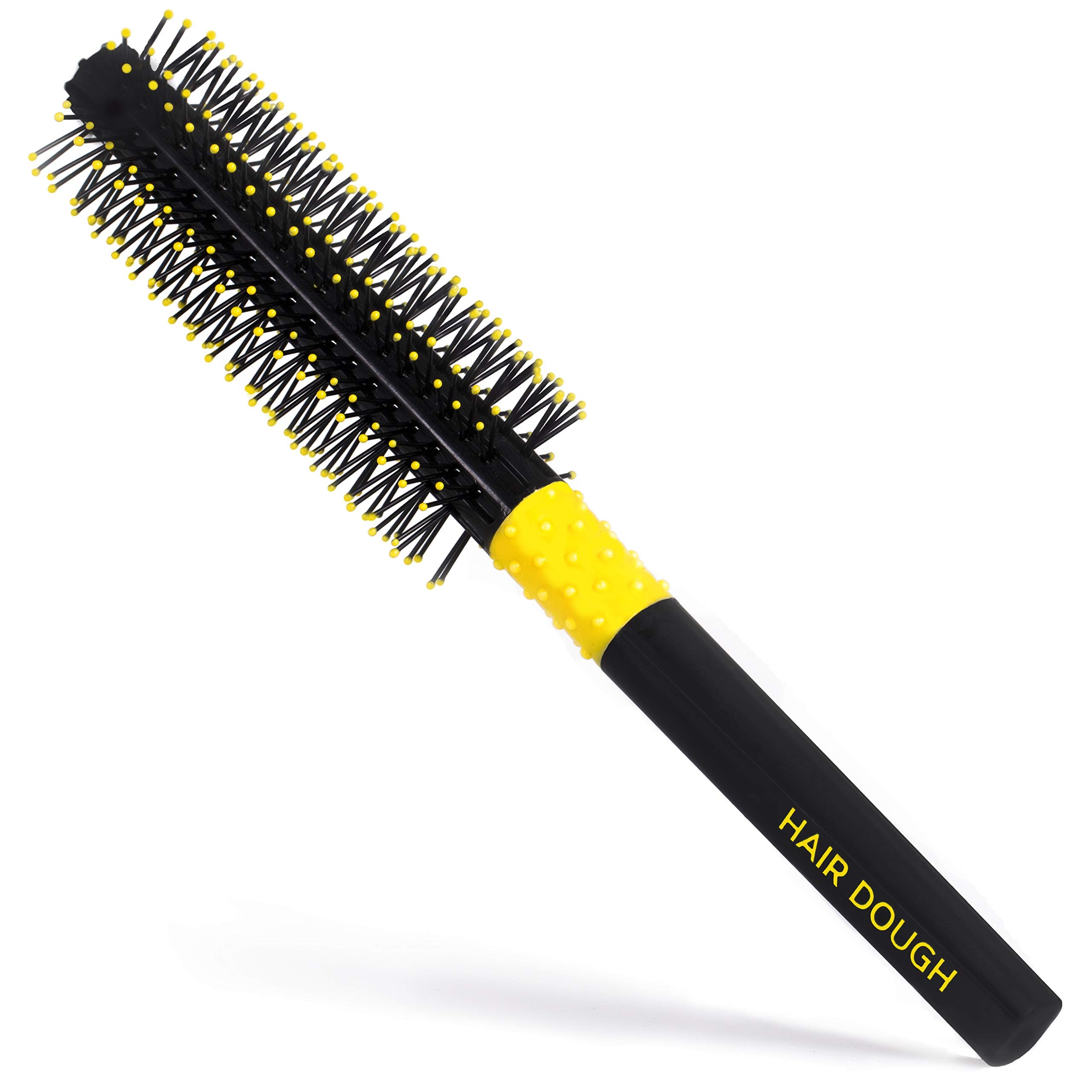 Hair Dough Quiff Roller Round Brush – format compact pour coiffage rapide des cheveux courts