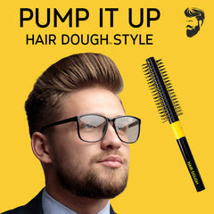 Hair Dough Quiff Roller Round Brush – glisse facile et démêlage efficace pour cheveux épais