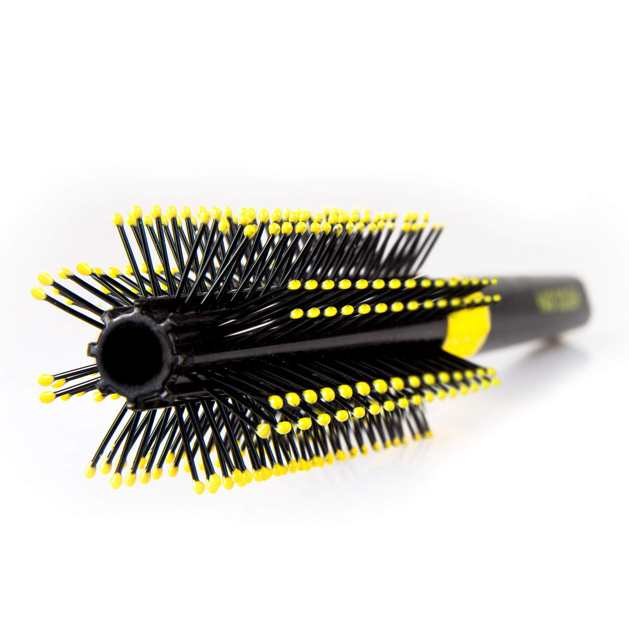 Hair Dough Quiff Roller Round Brush – usage humide ou sec pour style polyvalent
