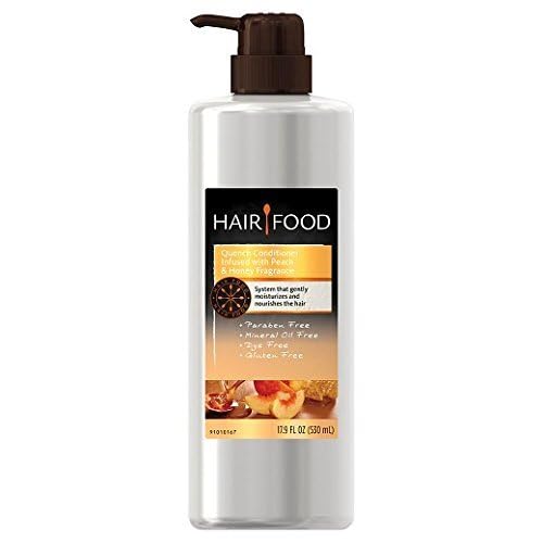 Hair Food texture crème après-shampoing sans gluten pêche et miel pour cheveux doux