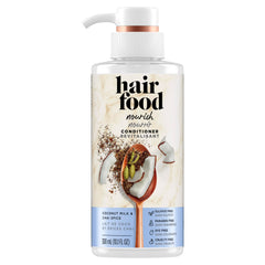 Hair Food Coconut Milk Chai Spice conditioner creamy texture on damp hair