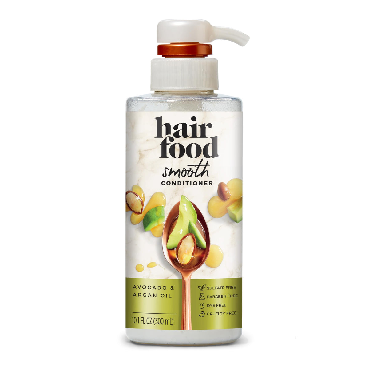 Hair Food Conditionneur Avocat et Argan — flacon élégant promet douceur et hydratation.