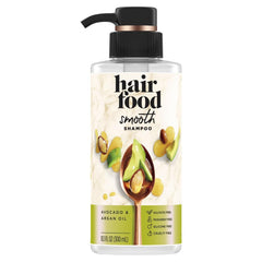 Hair Food Shampoing Avocat Argane – bouteille élégante pour lavage quotidien en douceur