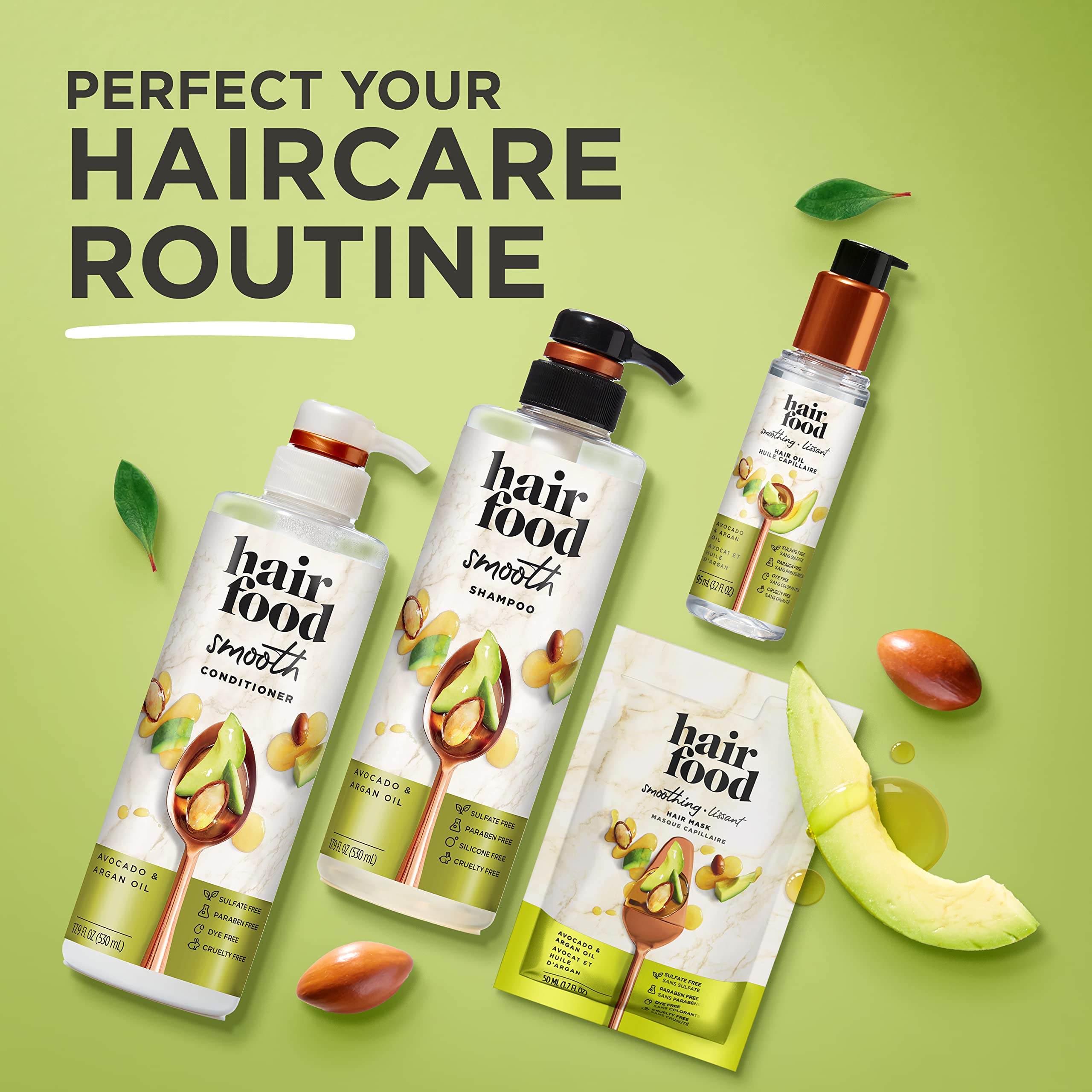 Hair Food Shampoing Avocat Argane – adapté à la routine capillaire quotidienne