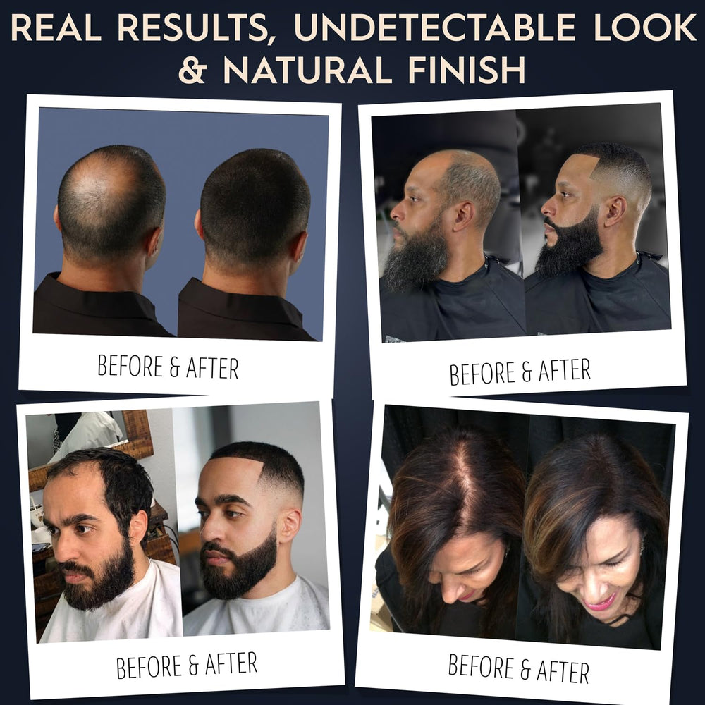 Hair Illusion sans taches ni résidus sur peau, draps ou vêtements.