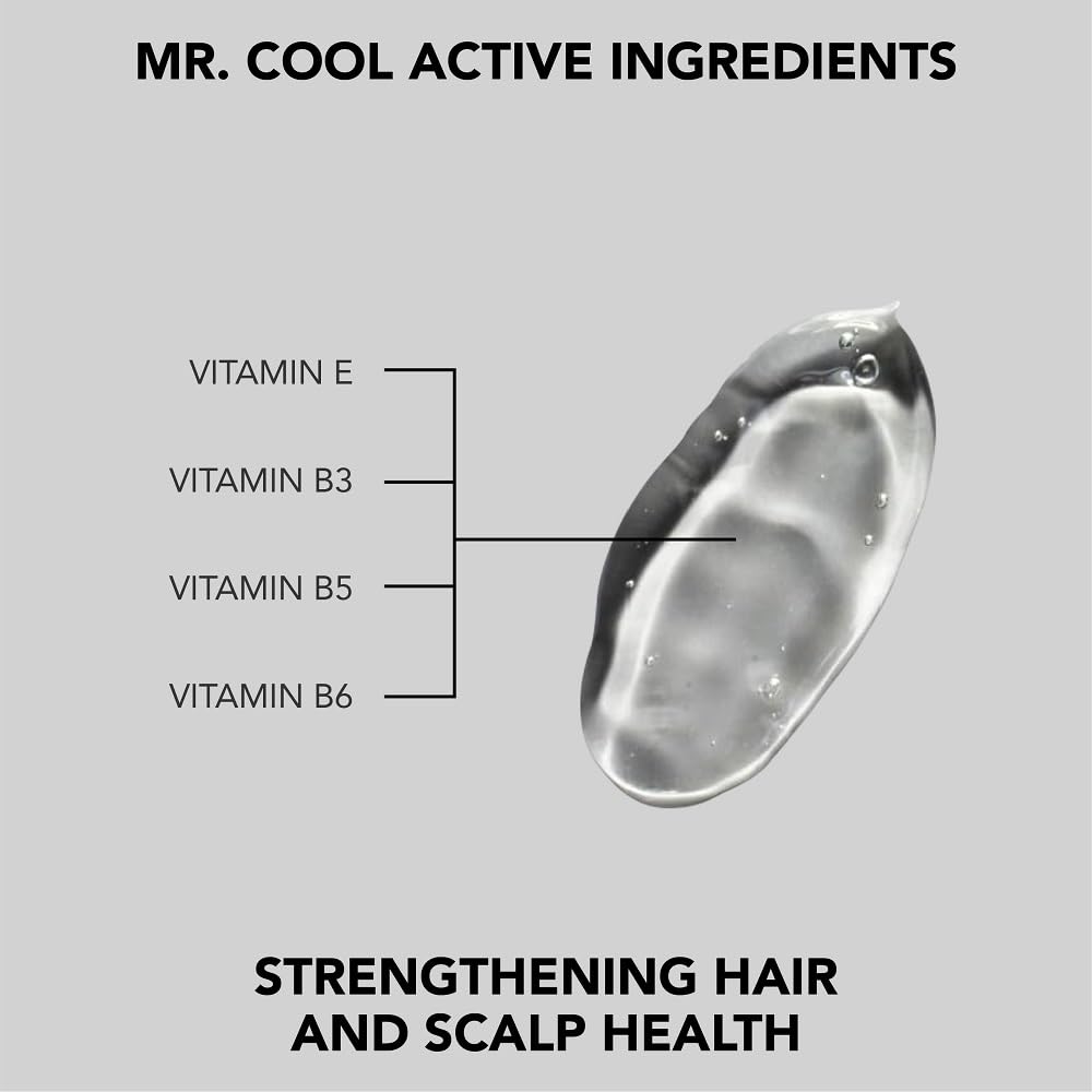 Hair Situation Mr. Cool étiquette et emballage soignés pour l’élégance.