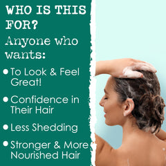Hair Thickness Maximizer Batana Shampoing Solide au pH équilibré, douceur assurée.