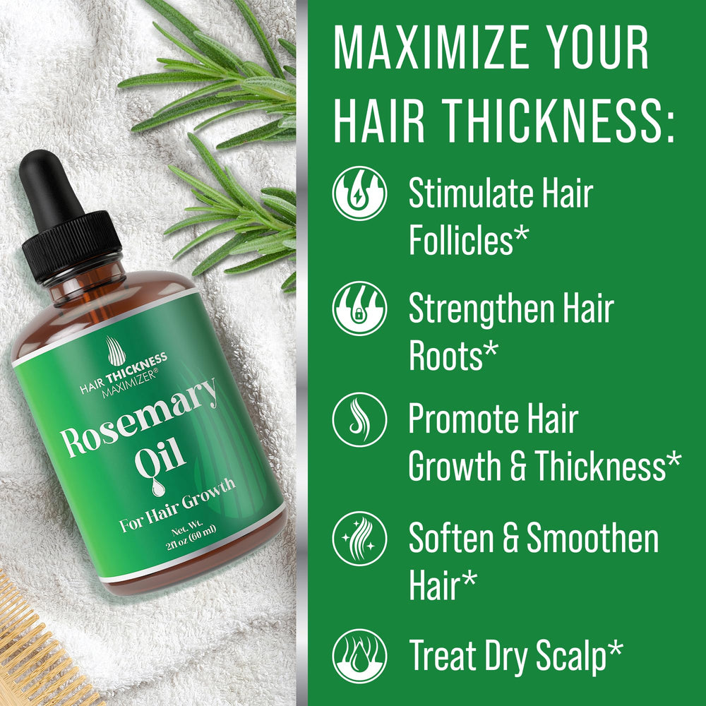 Hair Thickness Maximizer renforcement racines cheveux: cheveux plus forts et résistants.