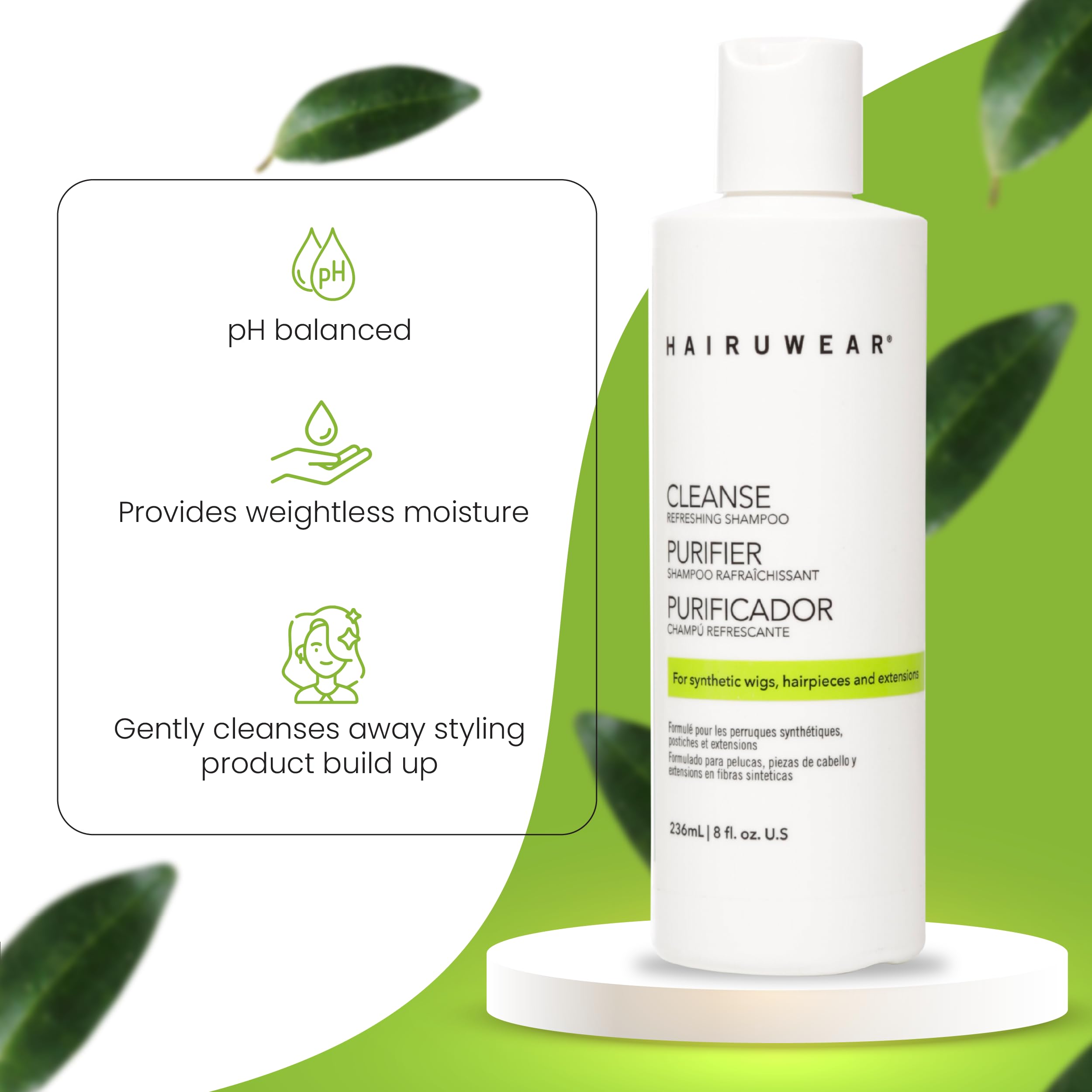 Hair U Wear: brillance légère sur perruque synthétique après nettoyage