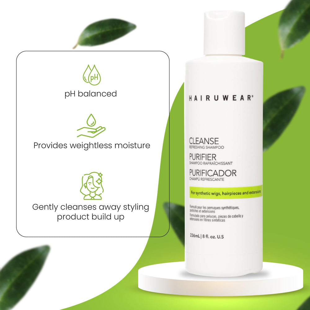 Hair U Wear: brillance légère sur perruque synthétique après nettoyage