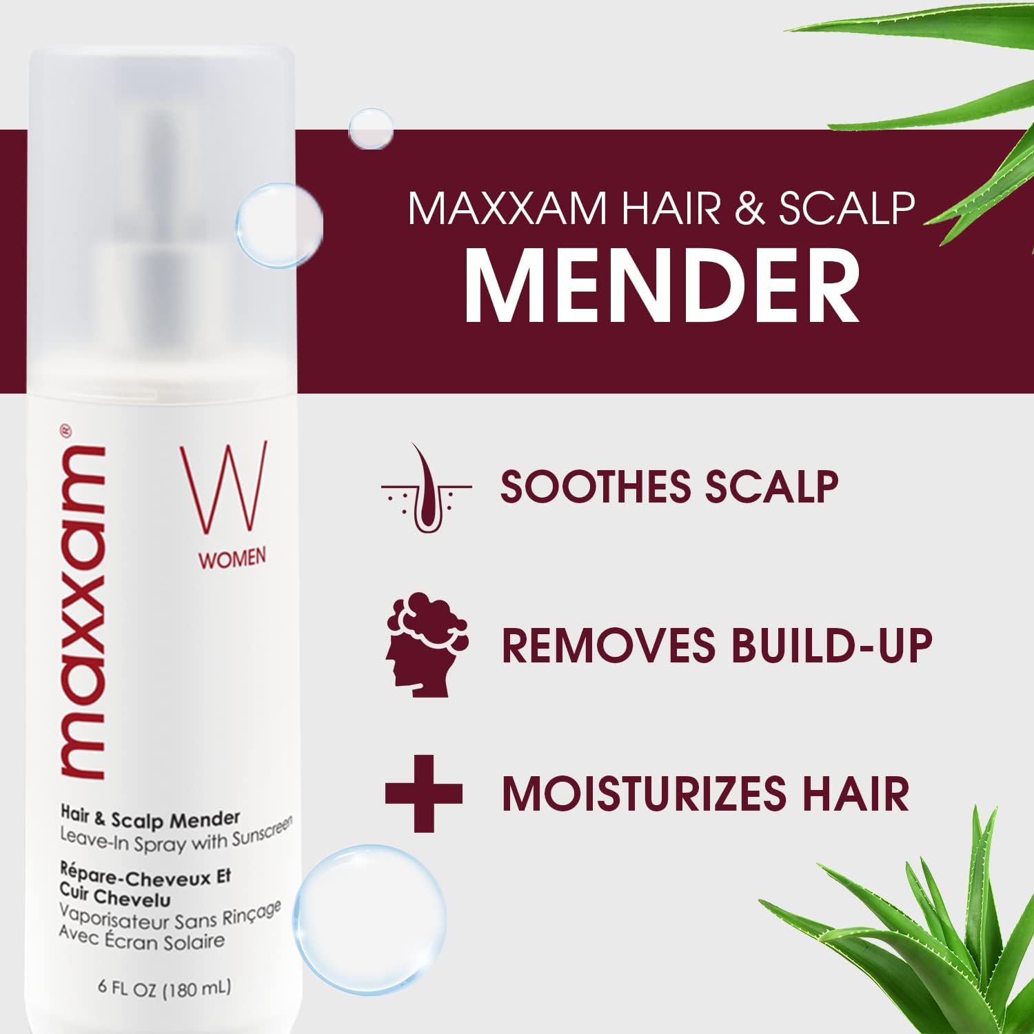 Maxxam Hair & Scalp Mender – texture légère et hydratante sans alourdir