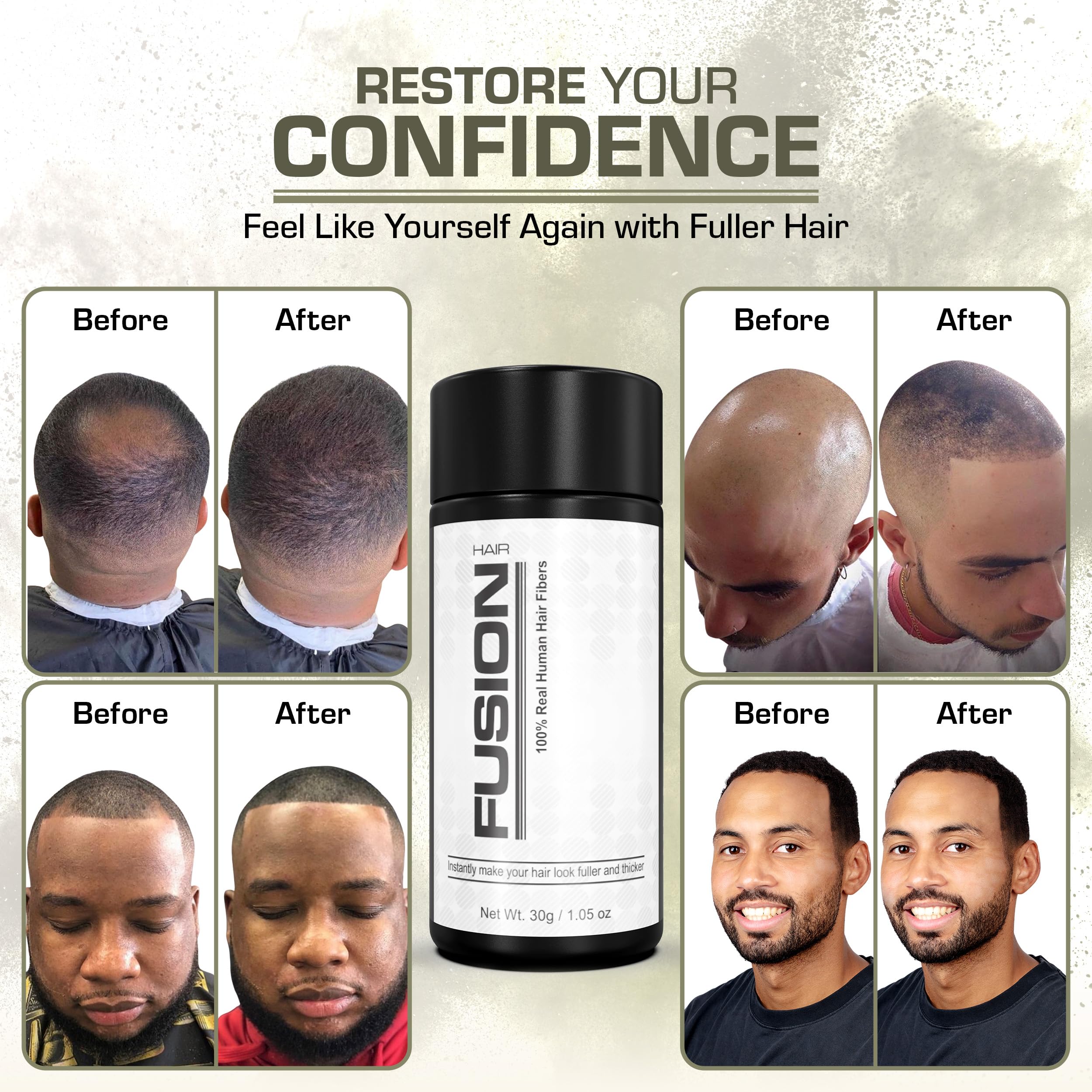 HAIRFUSION fibres-cheveux-utilisation-professionnelle convient au styling quotidien et facile à prendre en main.