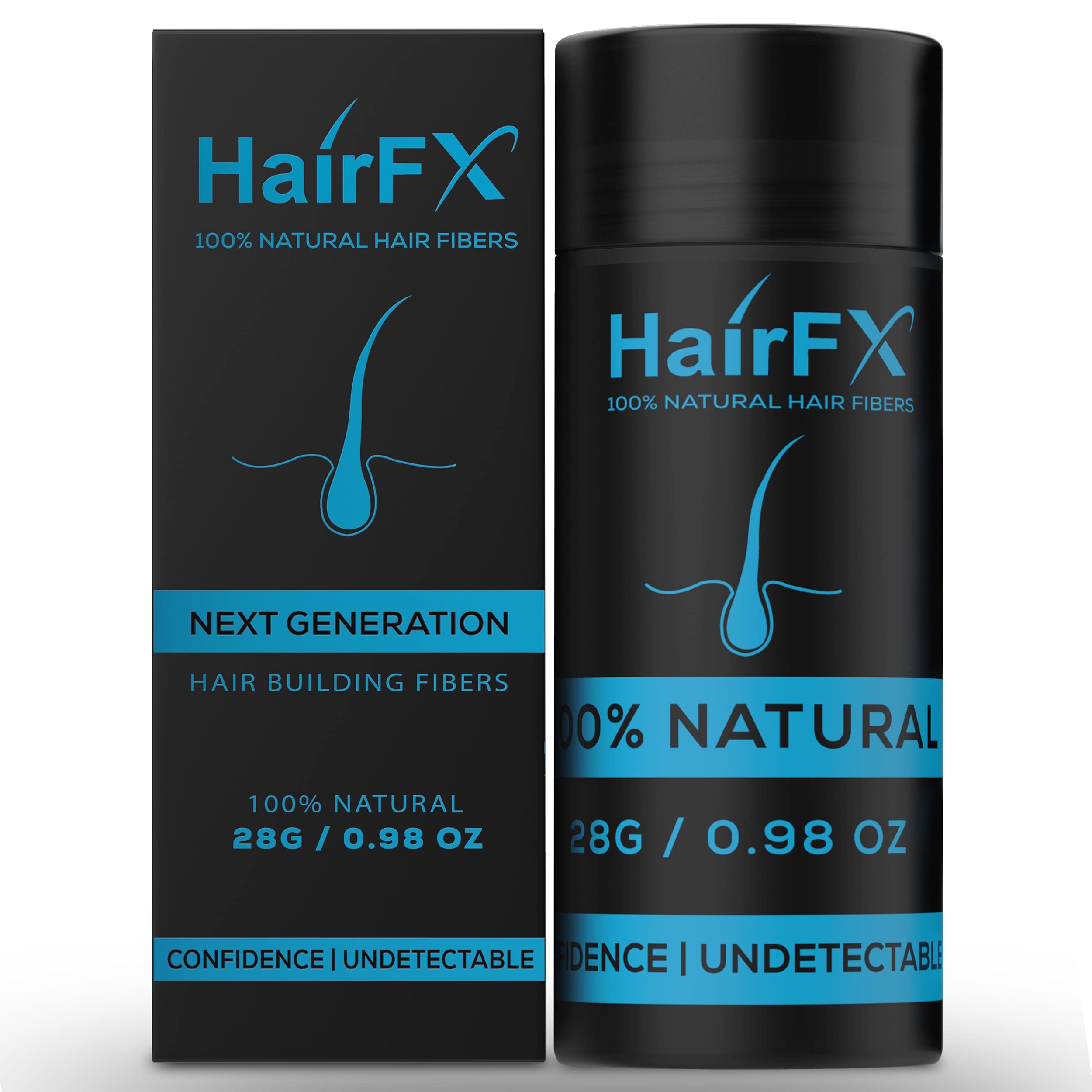 HairFX Nettoyage facile au shampoing – retire facilement sans résidu sur cheveux brun foncé.