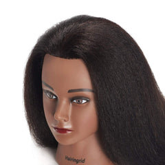 Hairingrid Tête Mannequin usage coiffage et soins réalistes.