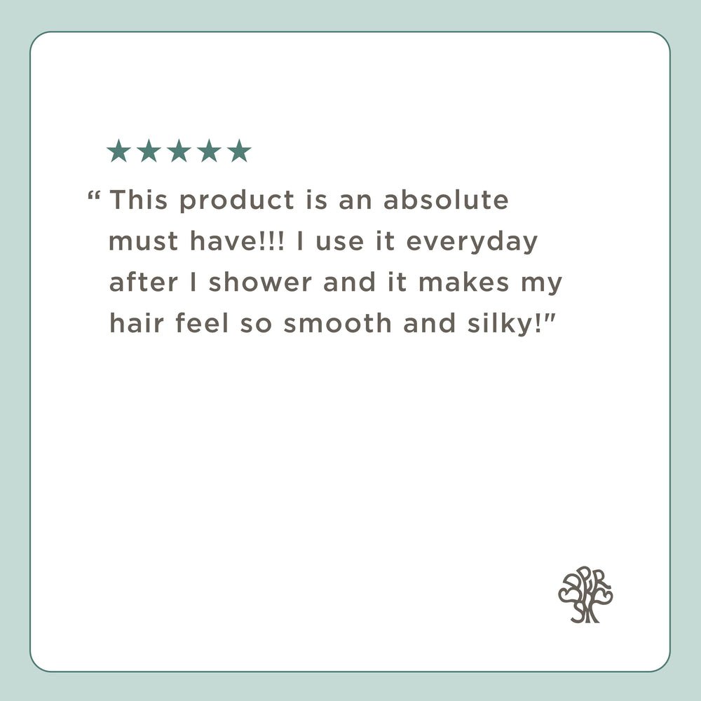 Hairitage contrôle des frisottis, cheveux plus lisses et gérables.