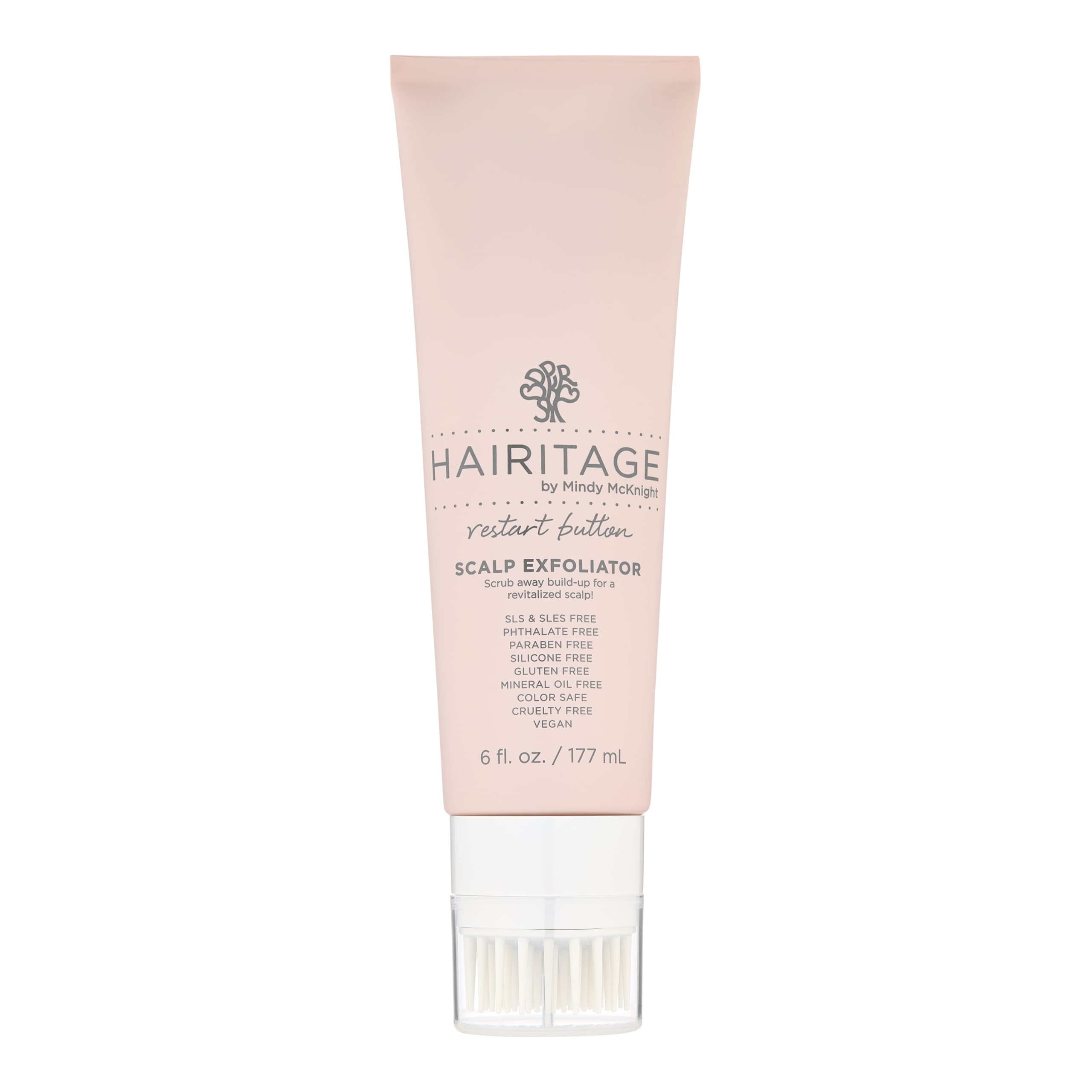 Hairitage exfoliant cuir chevelu seche, texture douce qui purifie en douceur.