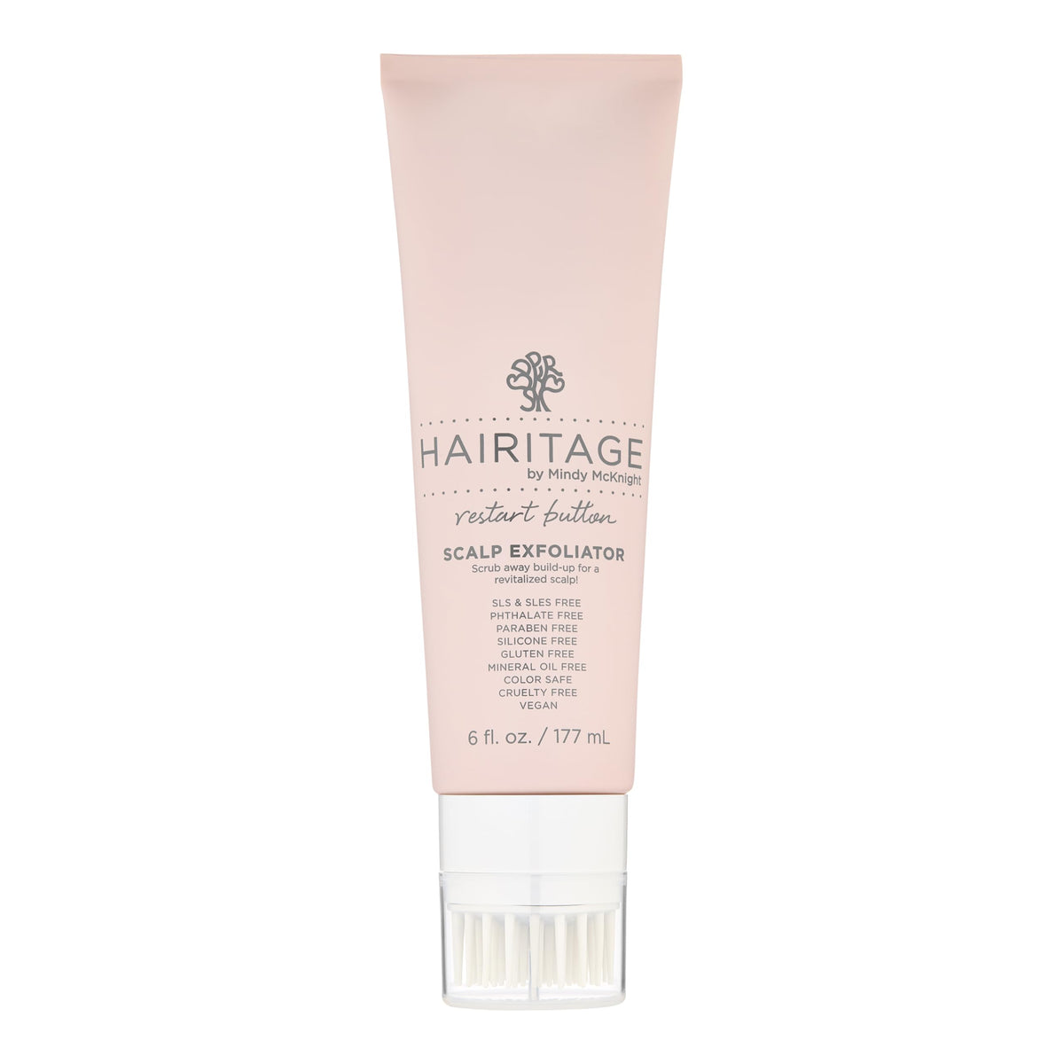 Hairitage exfoliant cuir chevelu seche, texture douce qui purifie en douceur.