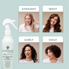 Hairitage Play It Cool: effet brillance lisse après le coiffage.