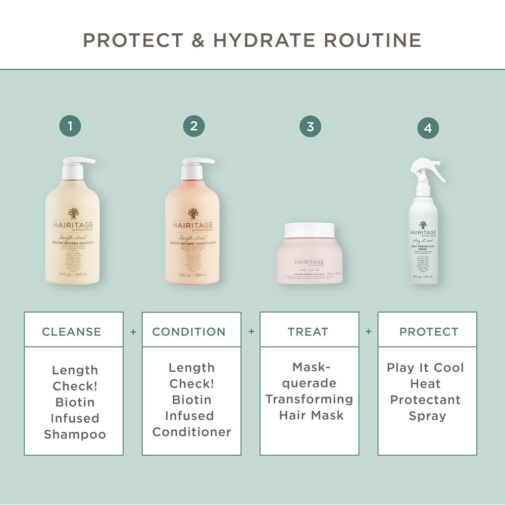 Hairitage Play It Cool: spray sûr pour protéger les cheveux pendant le styling.