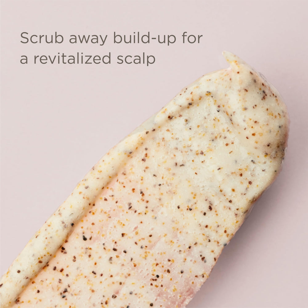 Scrub clarifiant Hairitage aide à enlever les résidus sans dessécher.