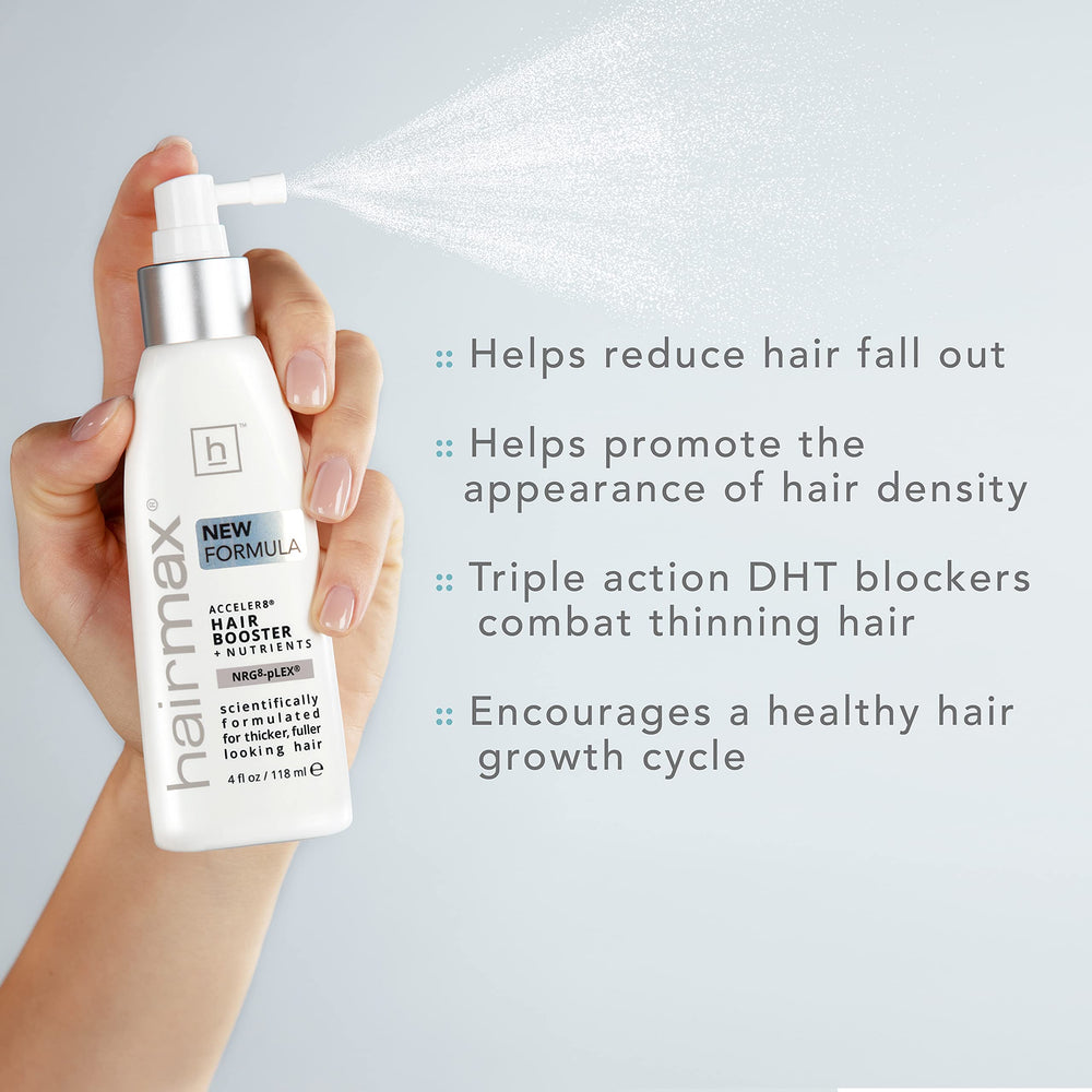 Hairmax Acceler8 liposome plankton favorise l’absorption ciblée des nutriments.
