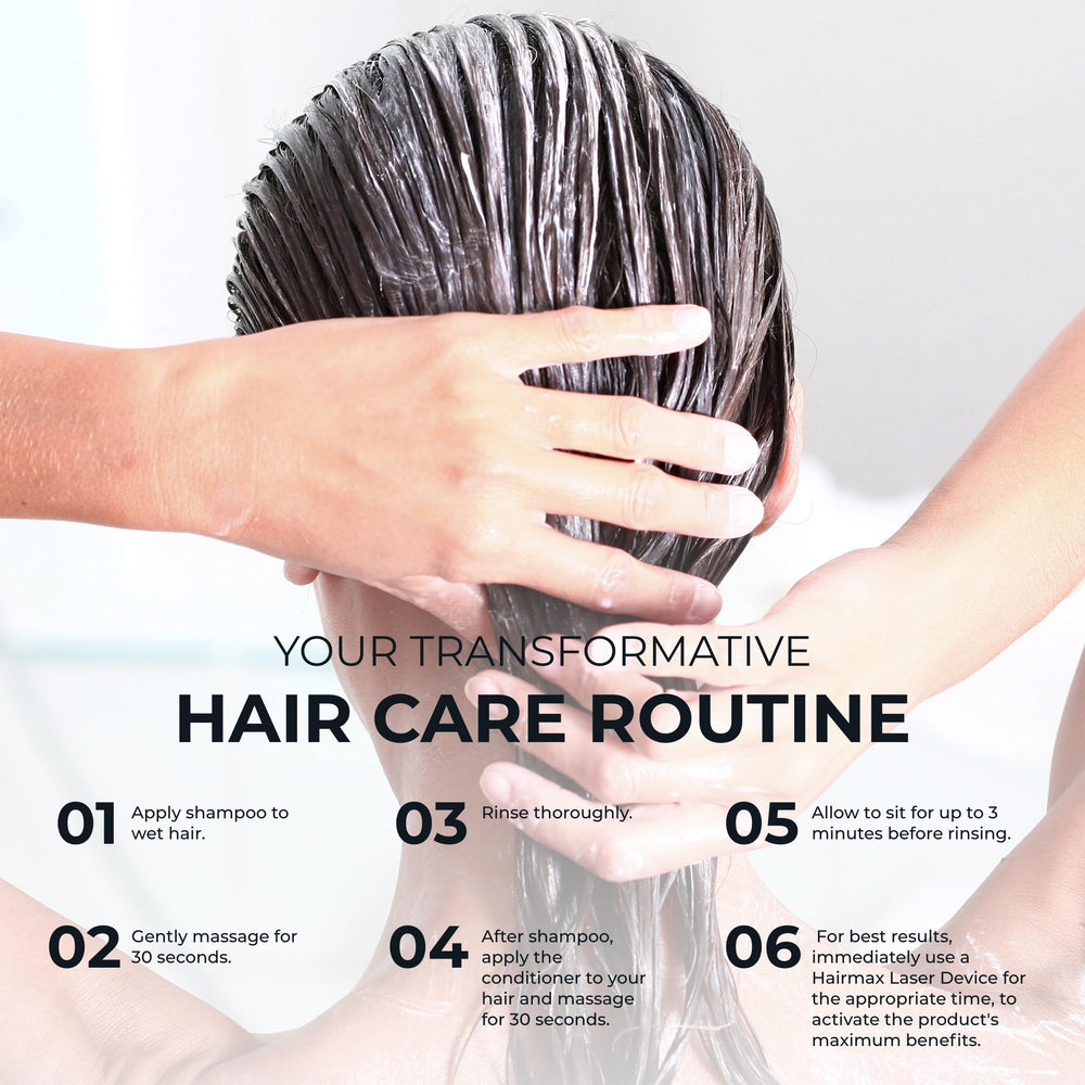 Hairmax Ingrédients reishi et niacinamide: nutriments essentiels.