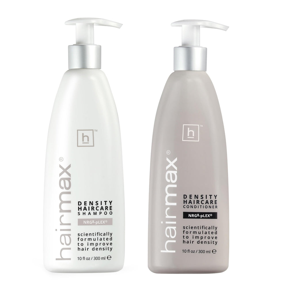 Hairmax Shampoing Densité en flacon: nettoyage en profondeur pour cheveux clairsemés.