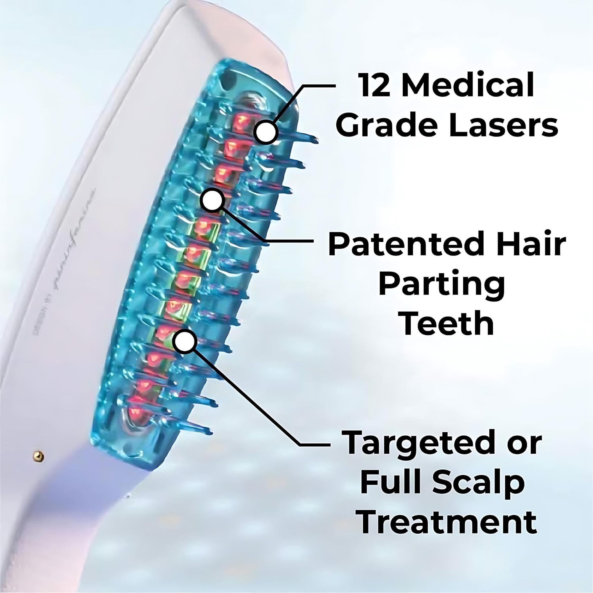 HairMax Ultima 12 LaserComb, coffret essentiel pour optimiser le soin capillaire.