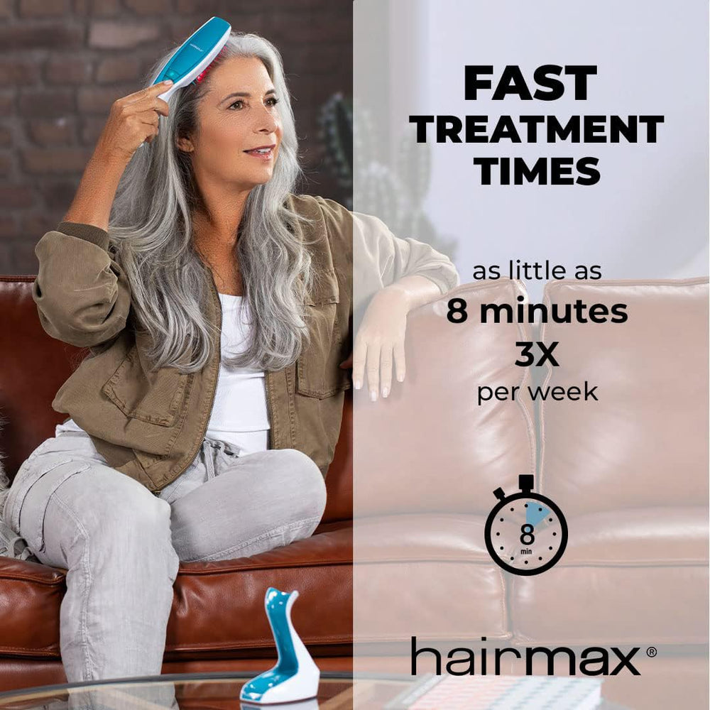 Hairmax Ultima 12 LaserComb, indicateurs lumineux pour suivre les traitements