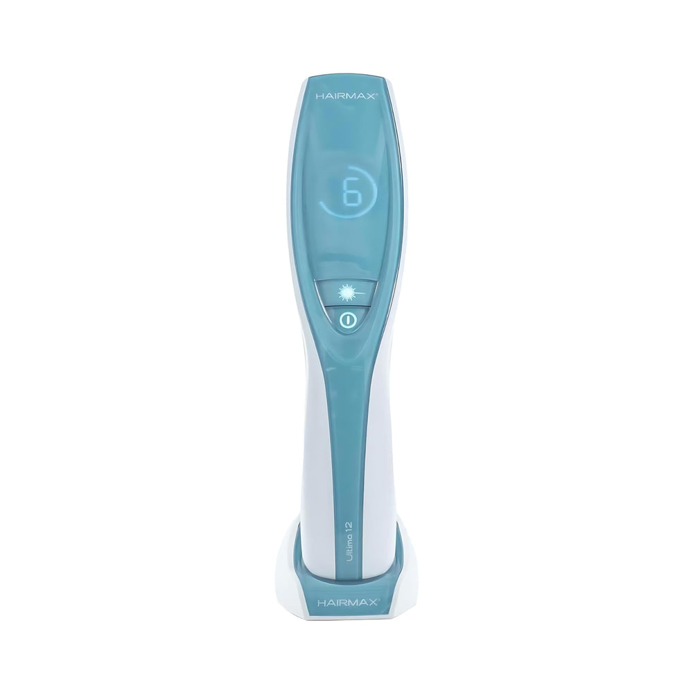 HairMax Ultima 12 LaserComb, interface utilisateur intuitive facilitant les séances régulières.