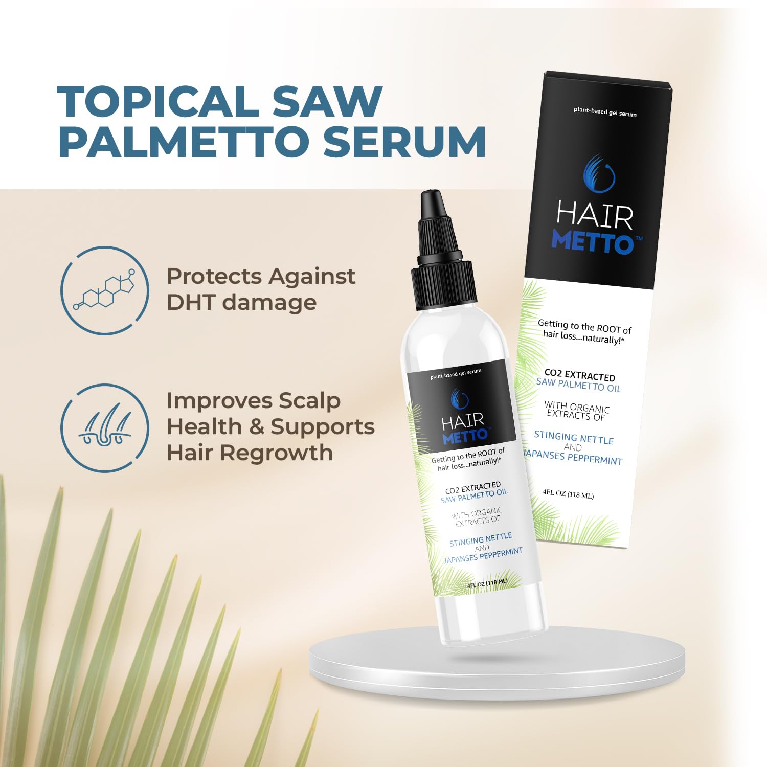 HAIRMETTO sérum parfum menthe frais, expérience sensorielle agréable.
