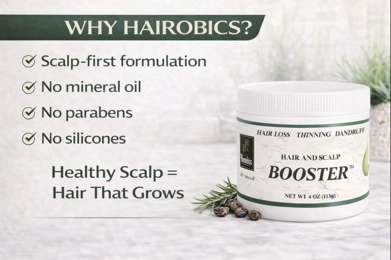 Hairobics hydratation durable du cuir chevelu.