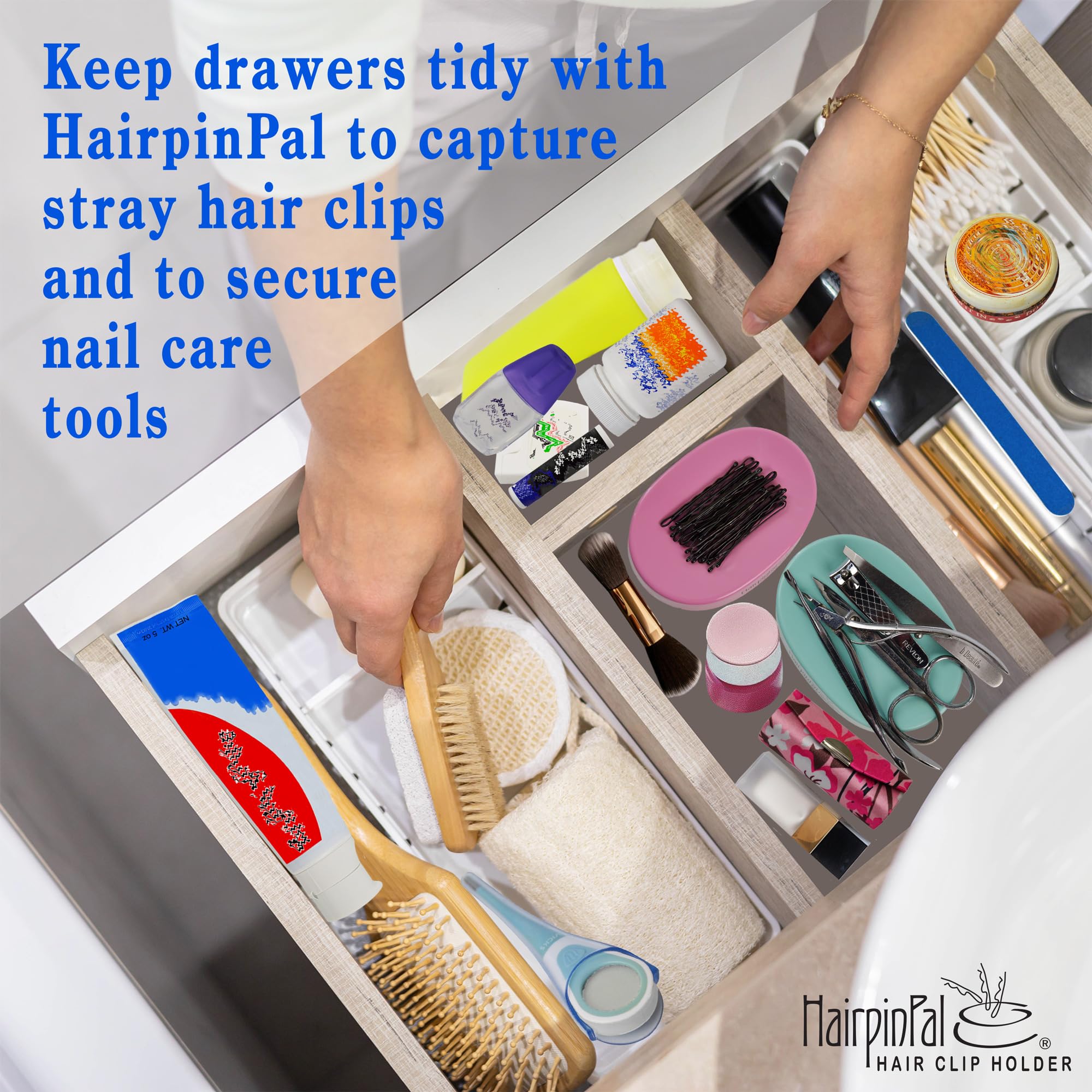 HairpinPal usage en voyage, idéal pour concours et déplacements.