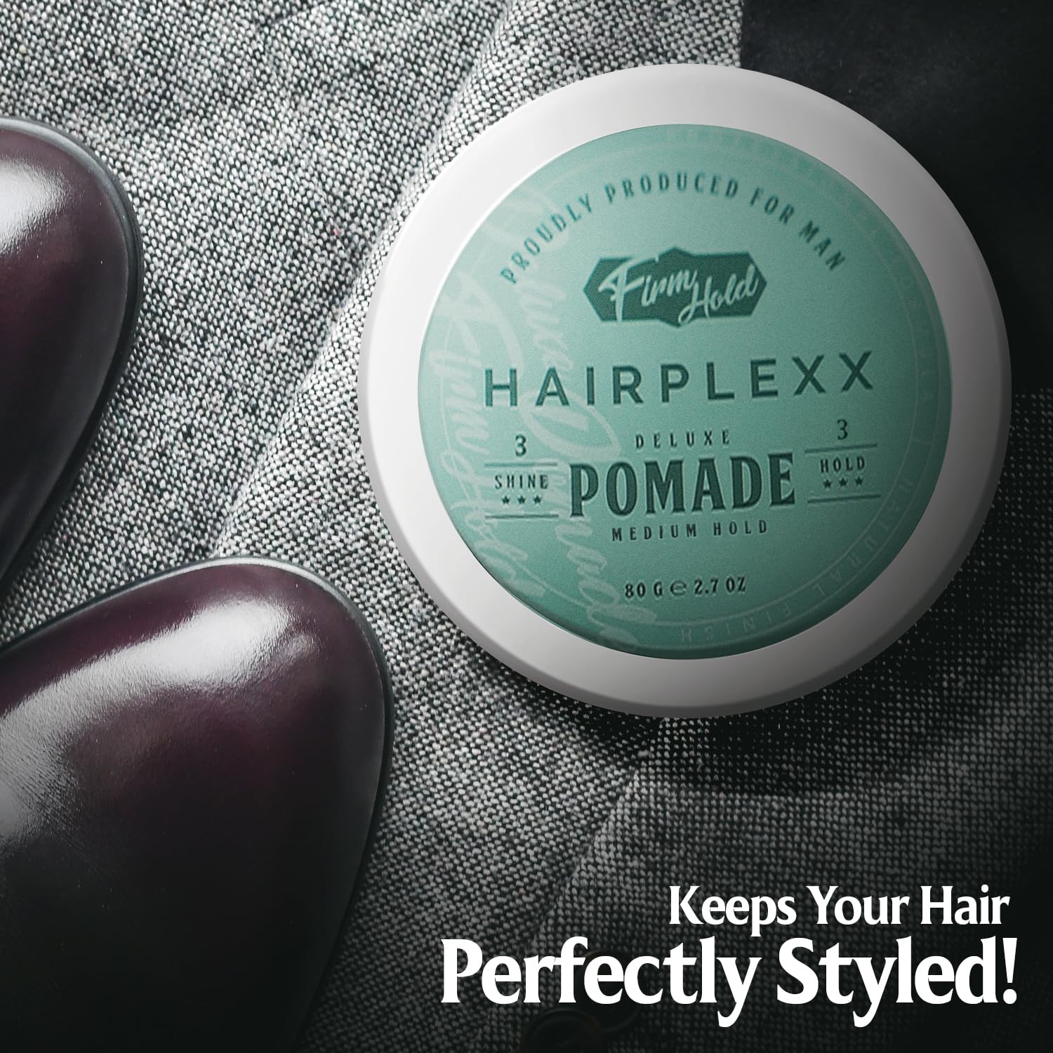 Hairplexx Pomade – sans parabènes, soin quotidien sans compromis.
