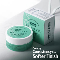 Hairplexx Pomade – texture non graisseuse qui n'alourdit pas les cheveux.