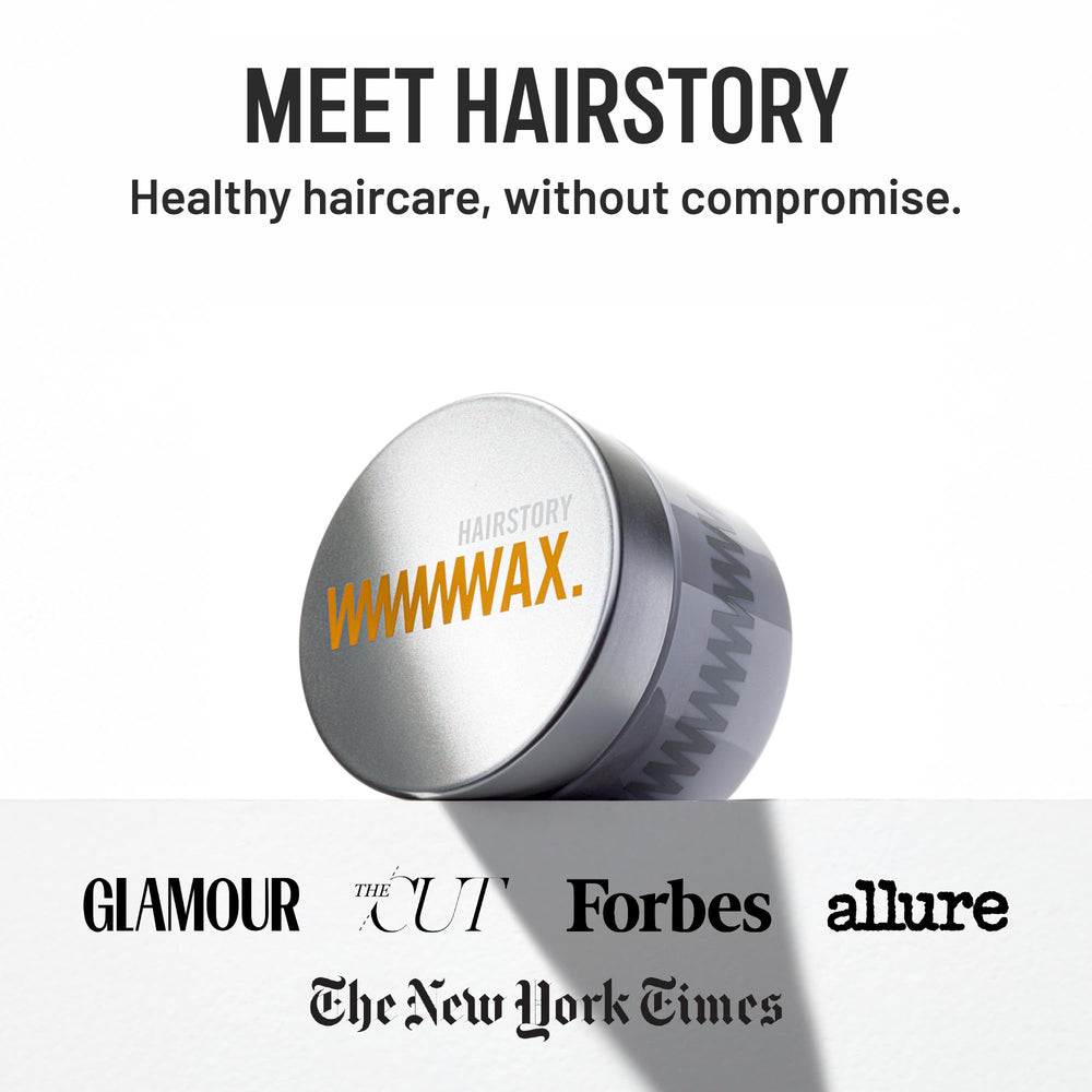 Cire Hairstory convient à petites quantités pour chaque coiffure.
