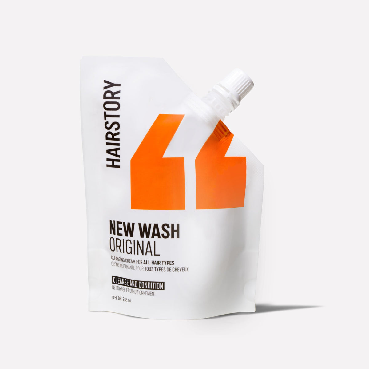 Hairstory New Wash Original remplissage bouteille: routine sans shampoing simplifiée et pratique