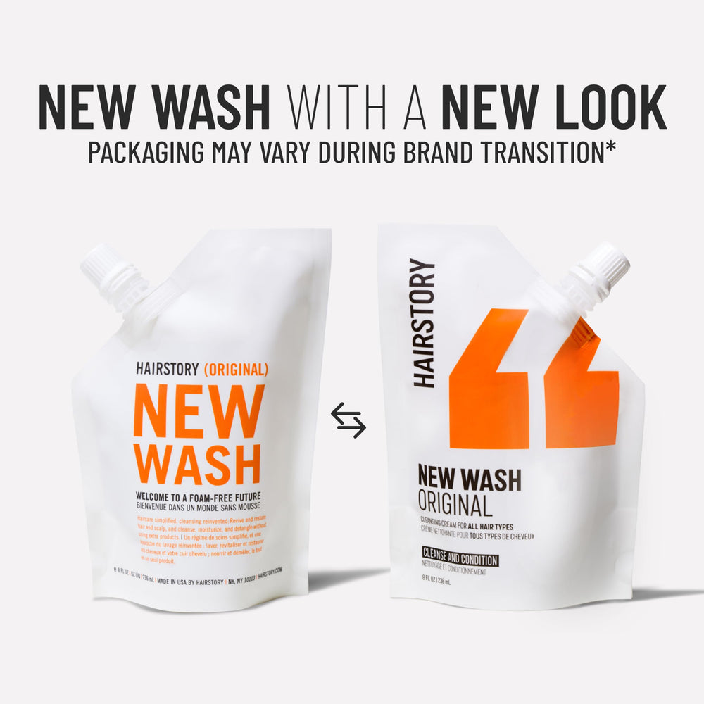 Texture naturelle sublimée avec Hairstory New Wash Original sans détergents