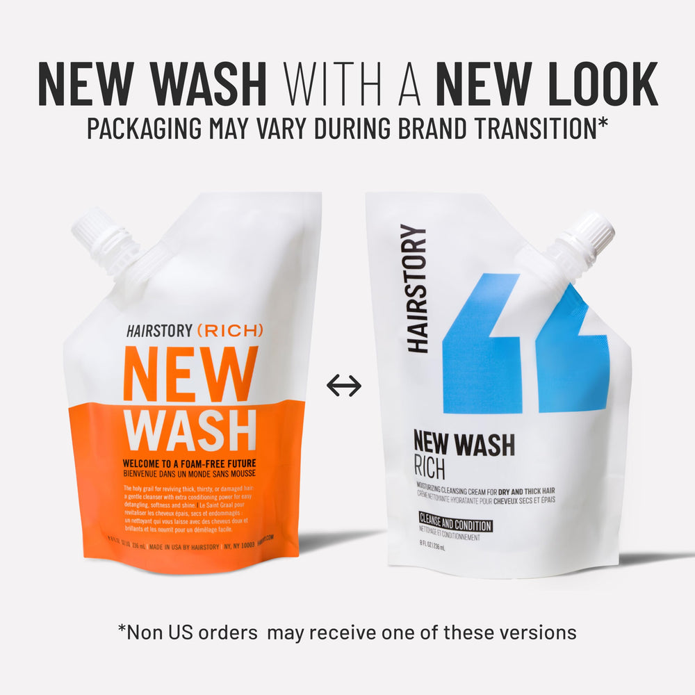 Hairstory New Wash Rich – format recharge écoresponsable et pratique