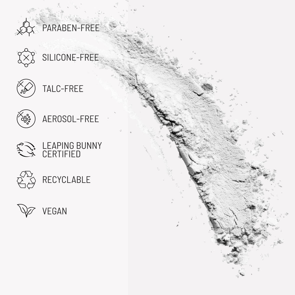 Hairstory Poudre utilise kaolin pour une absorption douce.