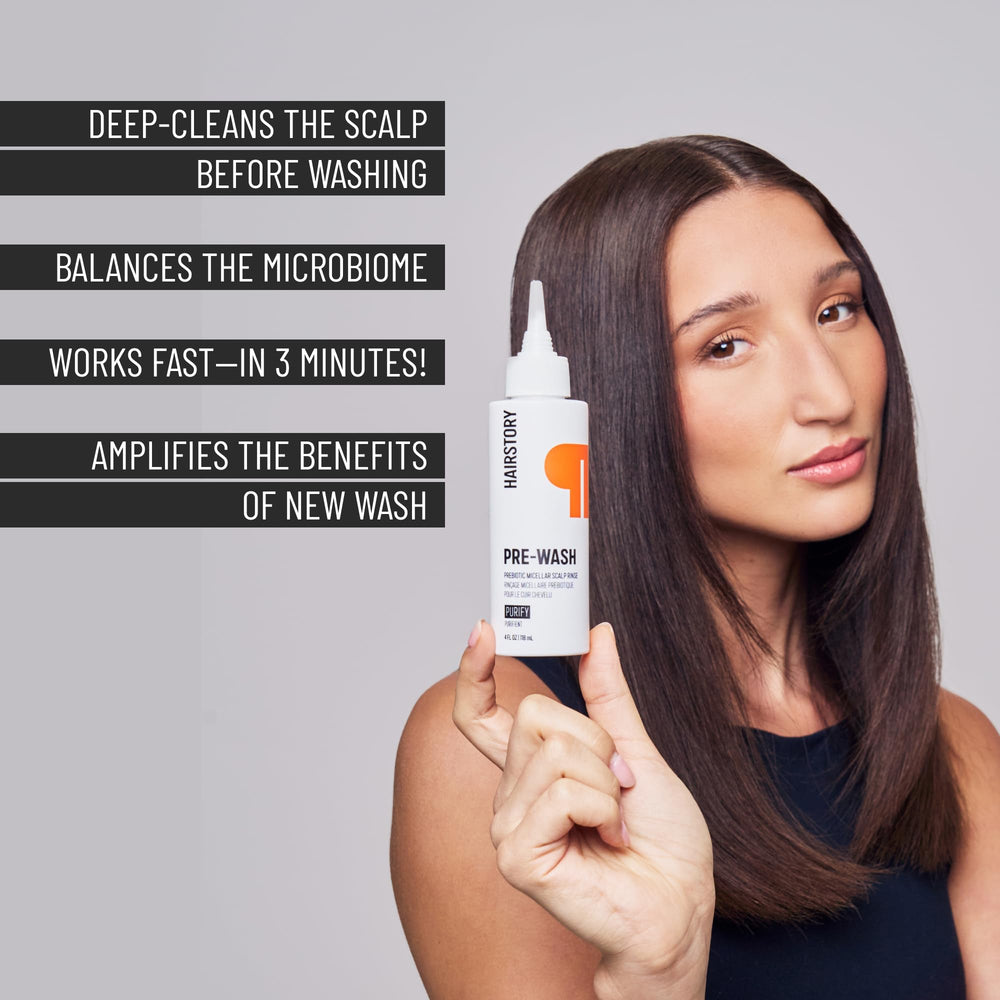 Hairstory Pre-Wash compatible coloration pour routine capillaire sûre.