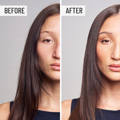 Pulvérisation du Primer Hairstory sur cheveux démêlés, protection légère et démêlage facilité