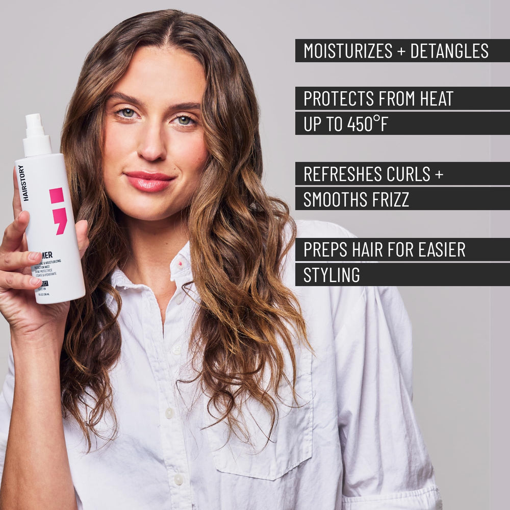 Formule douce Hairstory Primer, adaptée aux cheveux colorés
